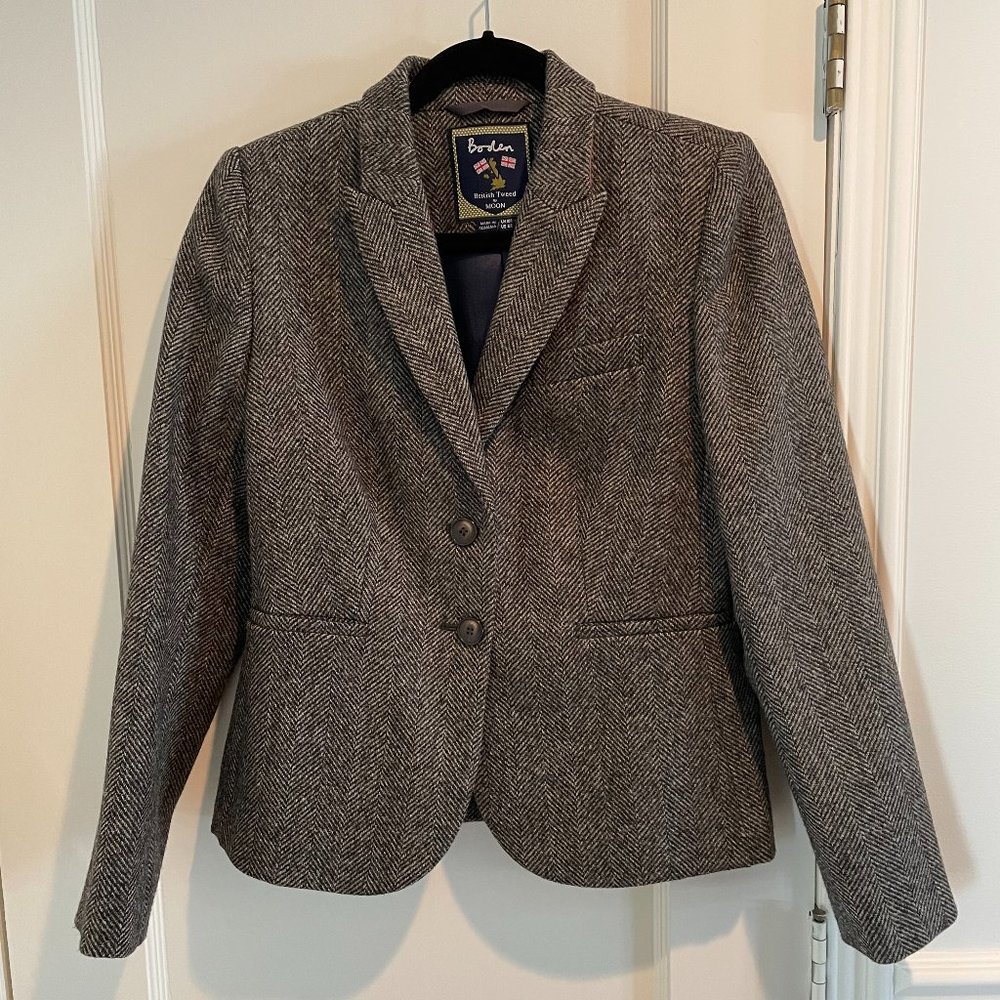 Boden British Tweed by Moon Blazer